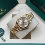 ROLEX Datejust President Bracelet 10P Diamond 279178G Champagne Gold